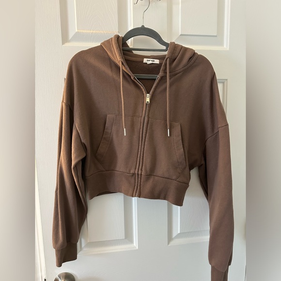 Garage Chocolate Brown Sweat Suit - Picture 1 of 5